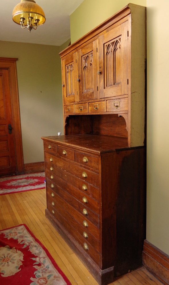Antique Sacristy Cabinet