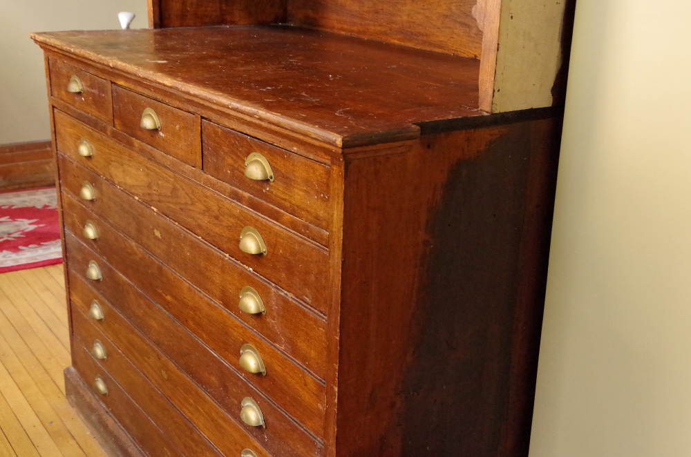 Antique Sacristy Cabinet