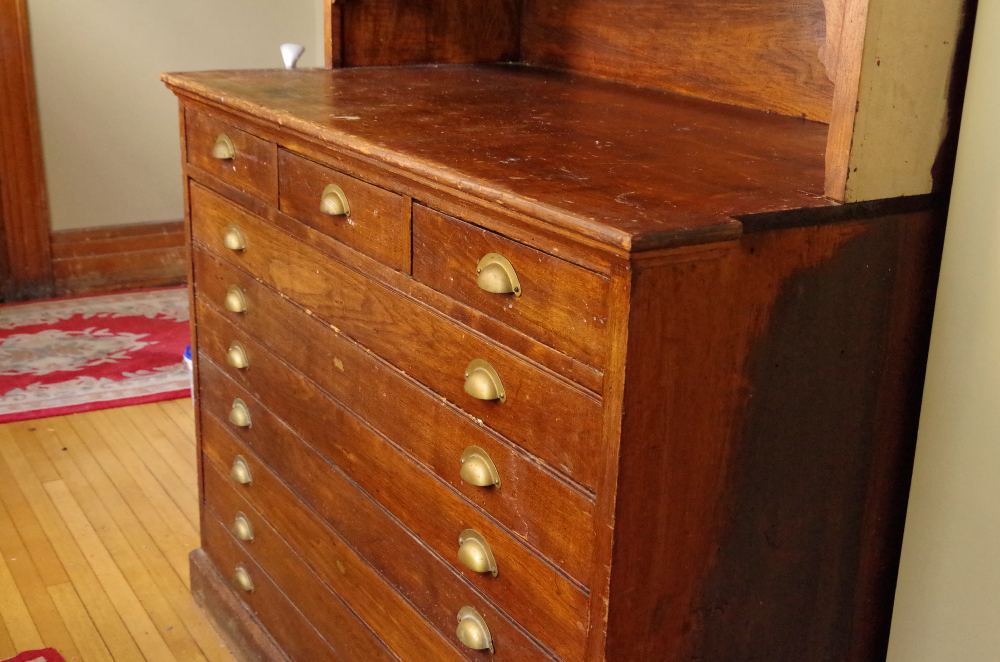 Antique Sacristy Cabinet