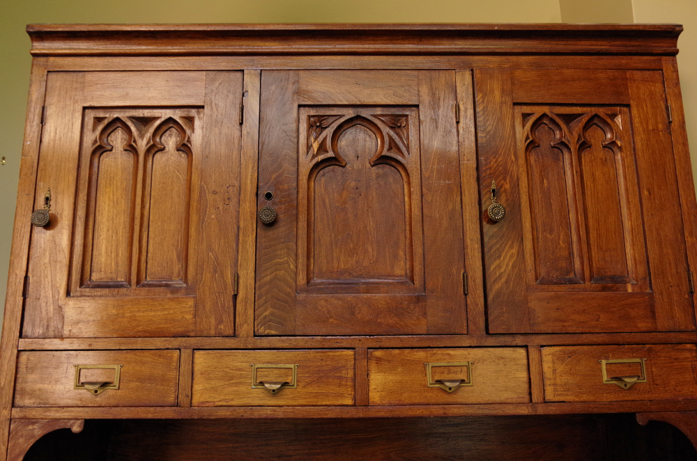 Antique Sacristy Cabinet