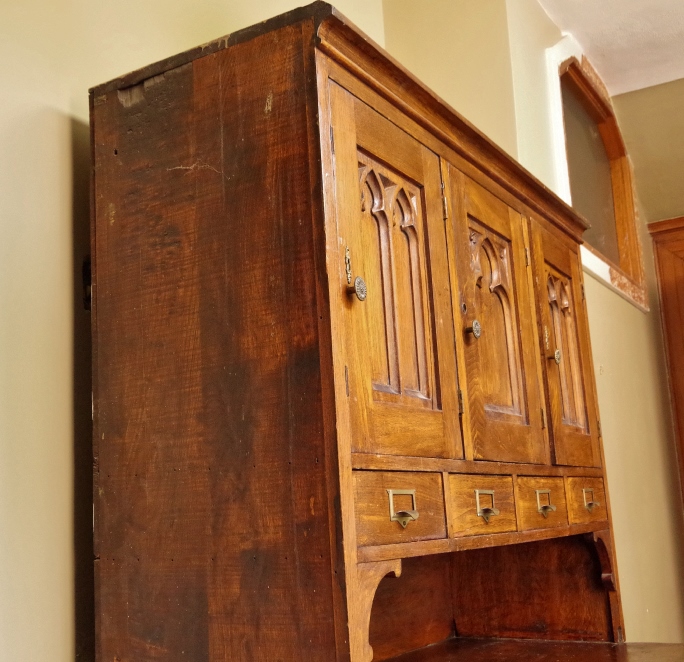 Antique Sacristy Cabinet