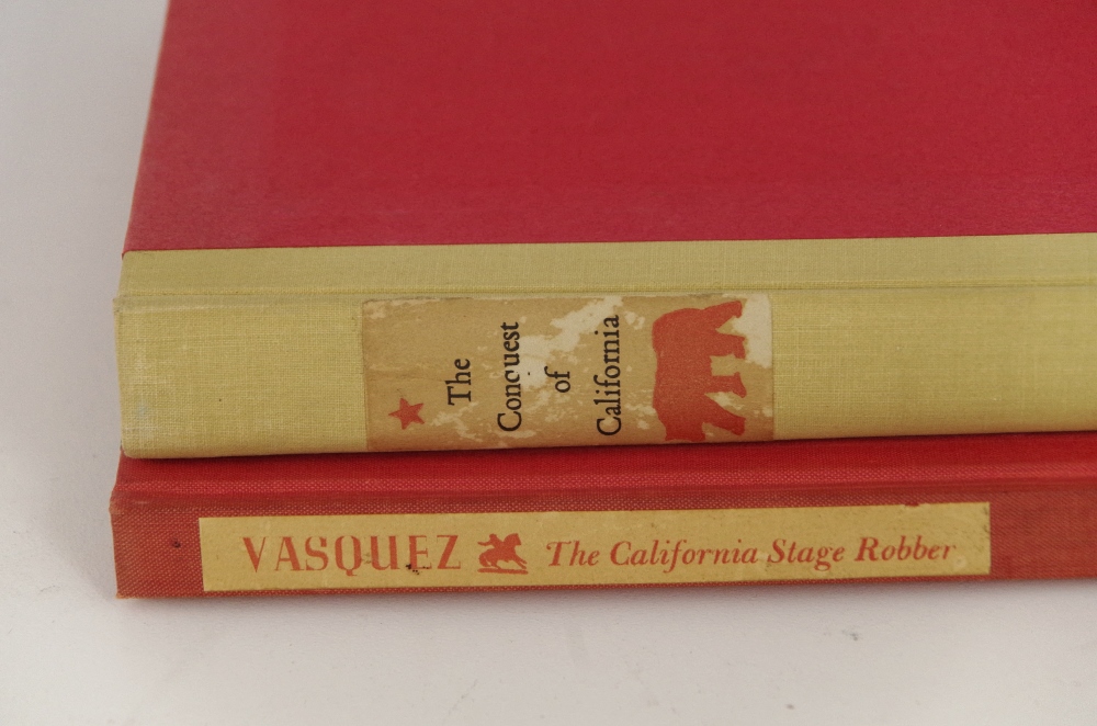 Vintage Biobooks "The Conquest of California" and "The Life and Career of Tiburcio Vasquez"