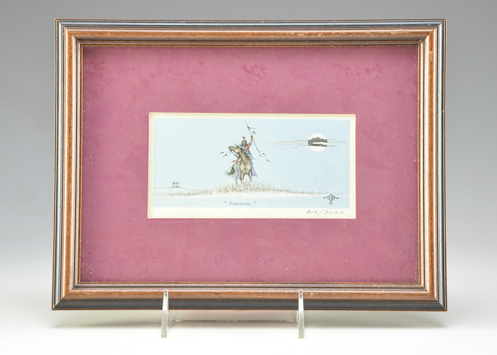 Johnny Tiger Jr. "Farewell" L/E Photo Offset Lithograph