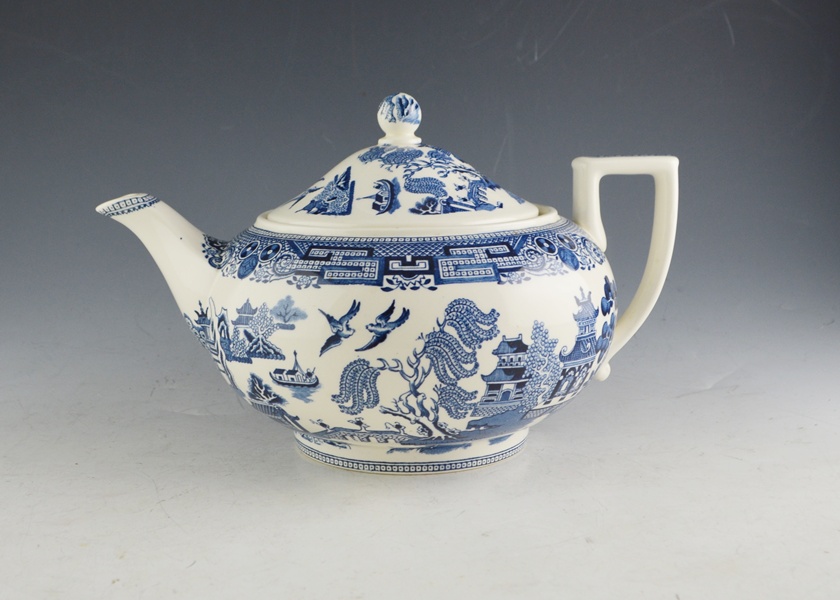 Wedgwood of Etruria & Barlaston "Willow" Porcelain Teapot