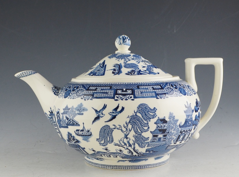 Wedgwood of Etruria & Barlaston "Willow" Porcelain Teapot