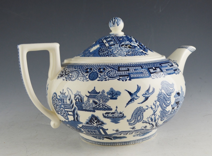 Wedgwood of Etruria & Barlaston "Willow" Porcelain Teapot