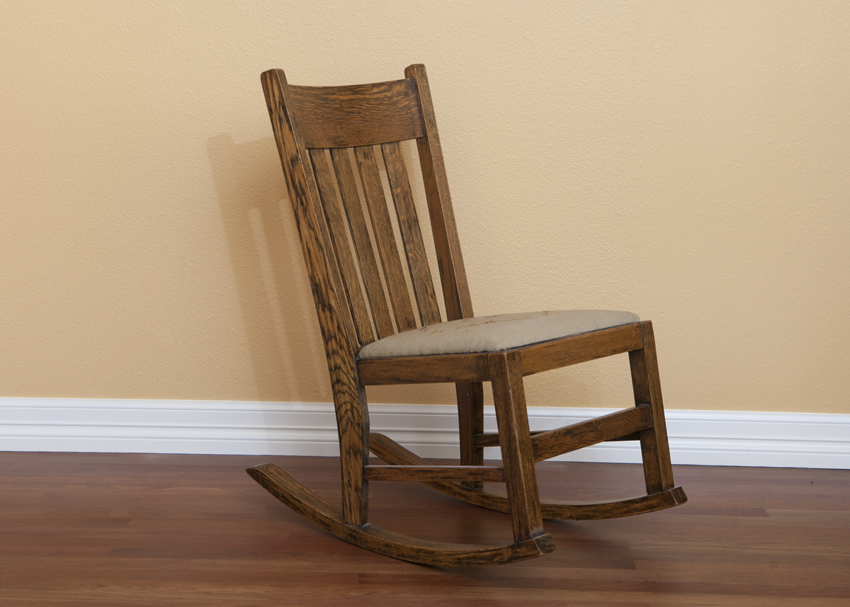 Antique Solid Wood Rocking Chair