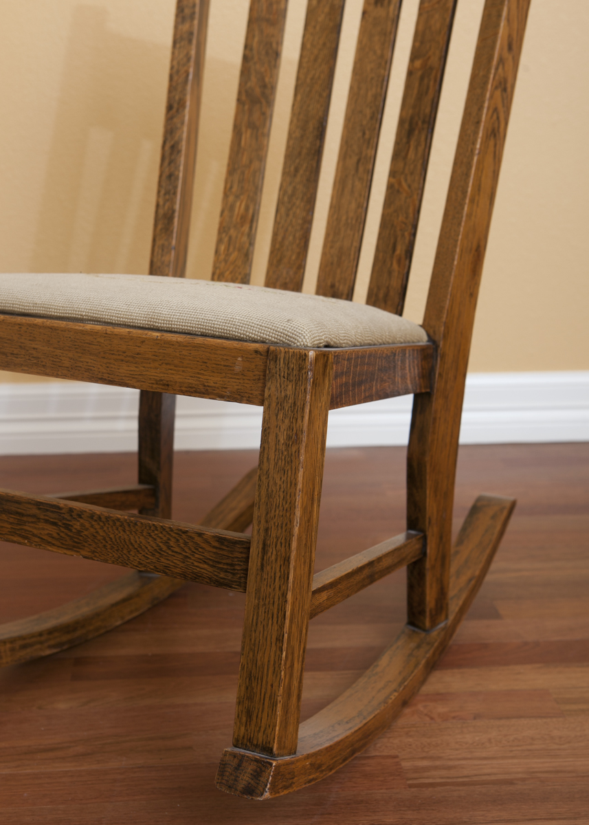 Antique Solid Wood Rocking Chair
