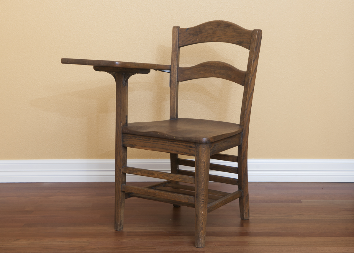 Antique Student Desk Chair