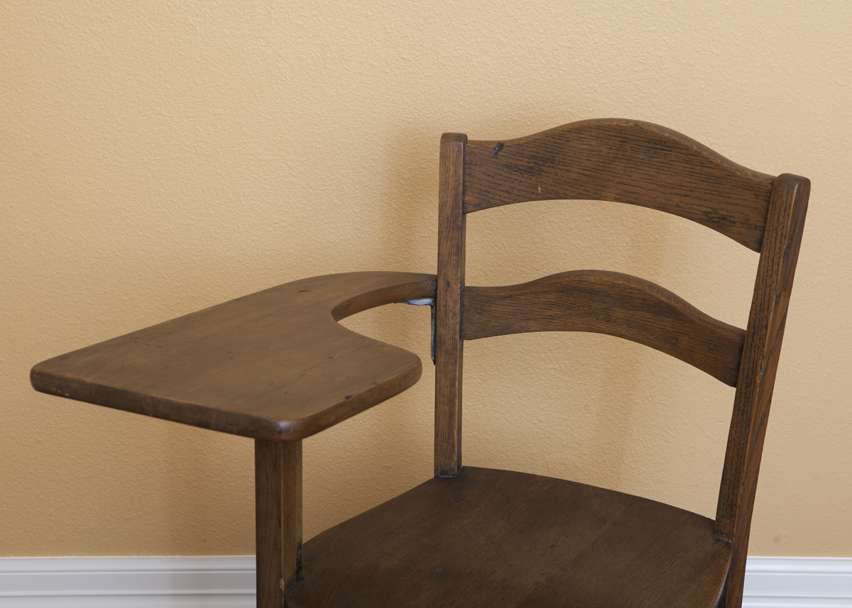 Antique Student Desk Chair
