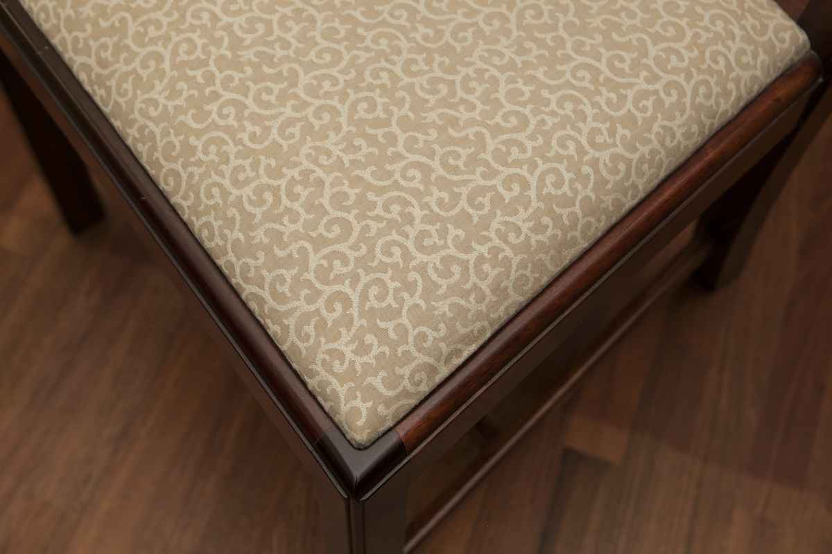 Custom Made Chippendale Style Dining Table and Chairs