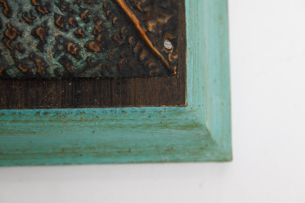 Art Nouveau Style Picture Frame and Ashtray