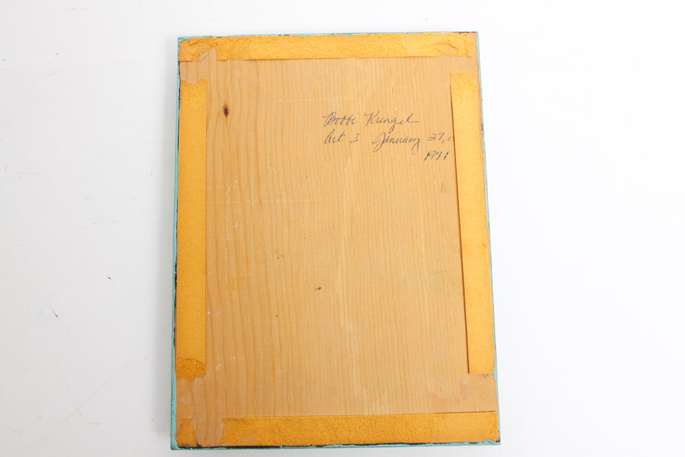 Art Nouveau Style Picture Frame and Ashtray