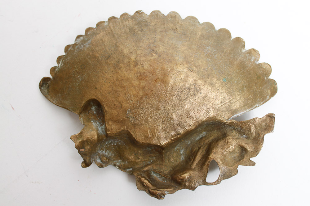 Art Nouveau Style Picture Frame and Ashtray