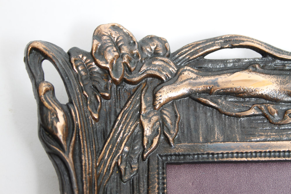Art Nouveau Style Picture Frame and Ashtray