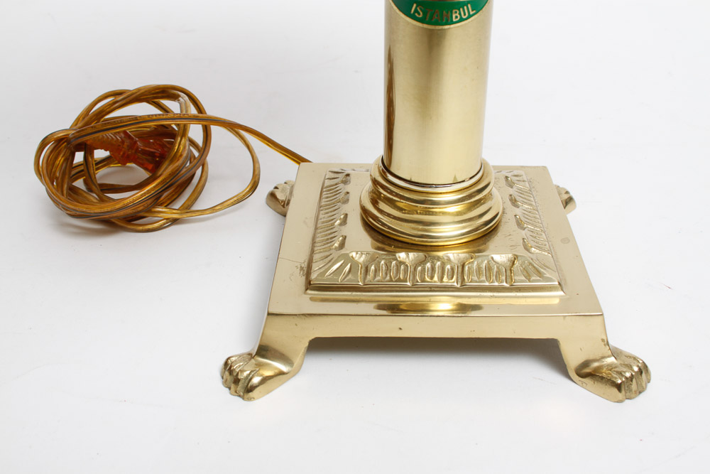 Vintage Orient Express Lamp