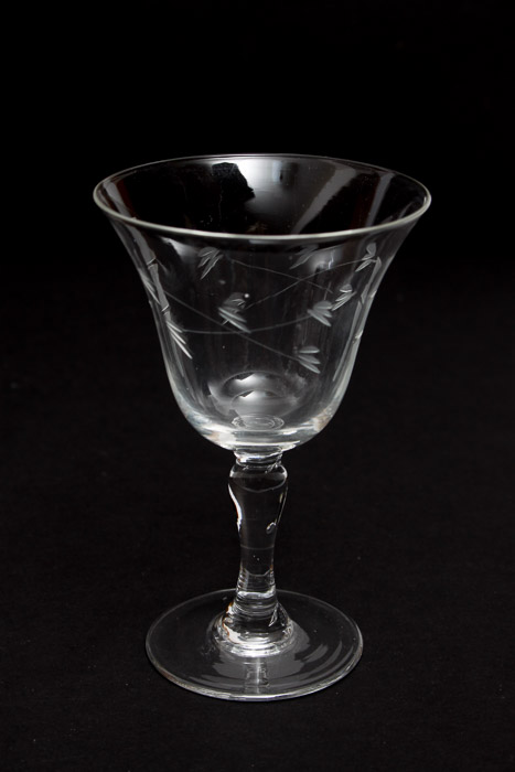 Etched Cordial Glasses