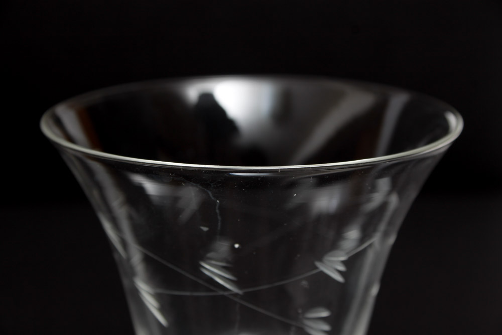 Etched Cordial Glasses