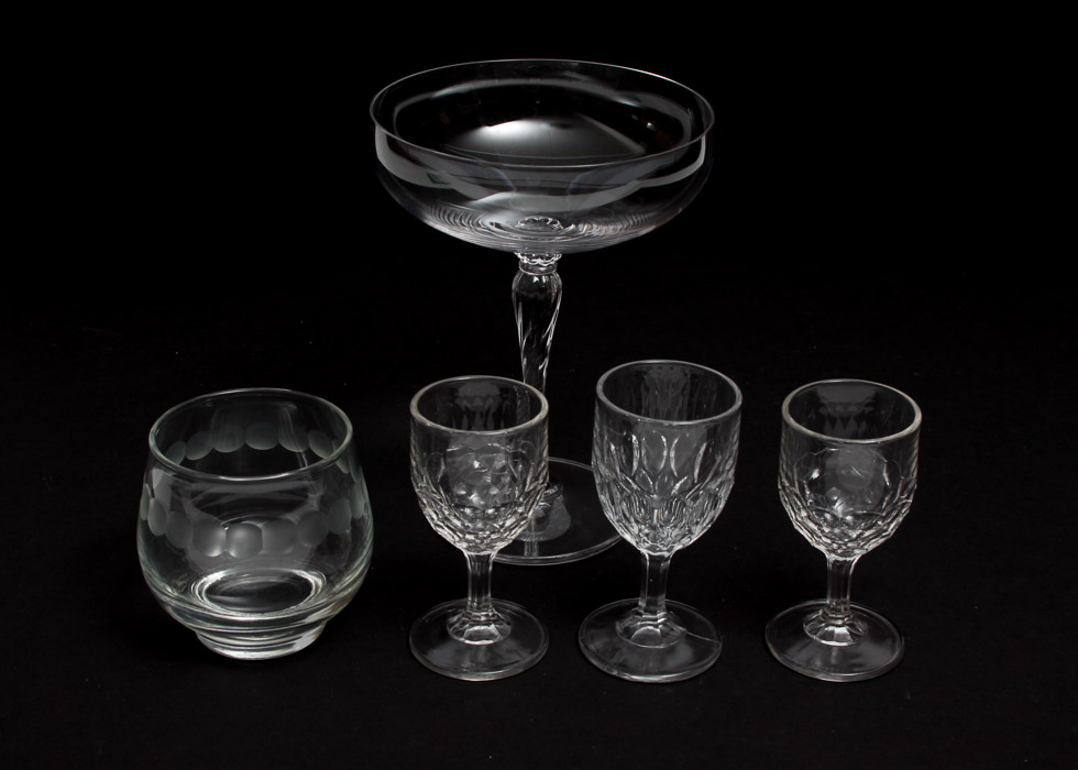Assorted Bar Glassware