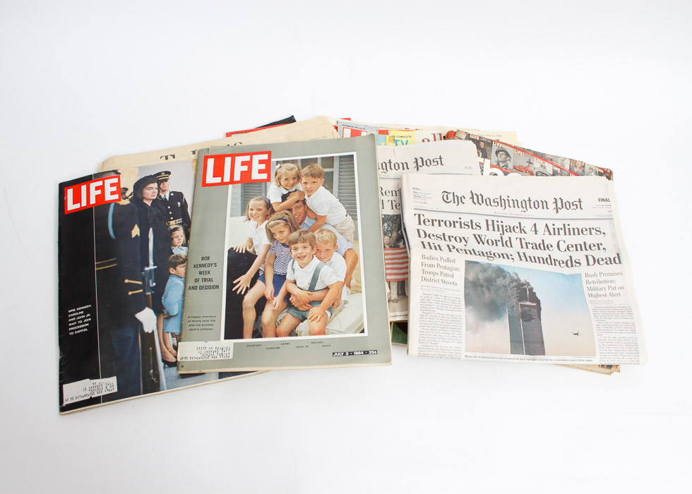 Classic Issues of Life and Time Magazine