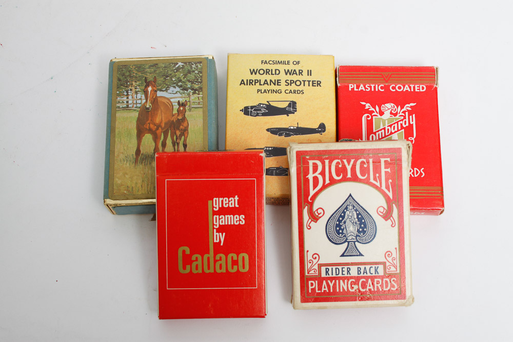 Playing Card Sets and Poker Chips