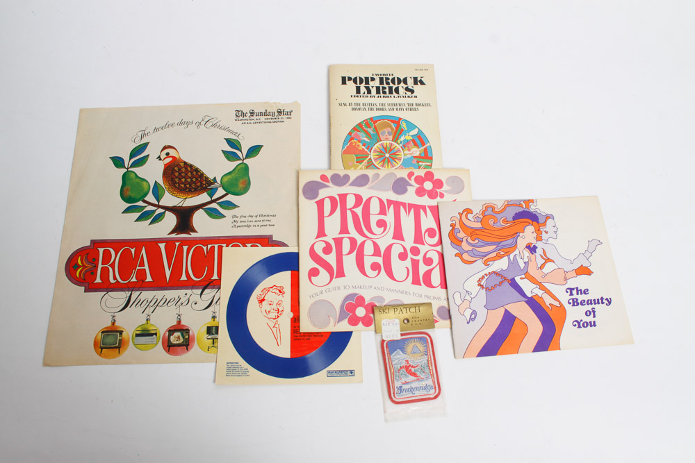 Beatles Poster and Pop Culture Ephemera