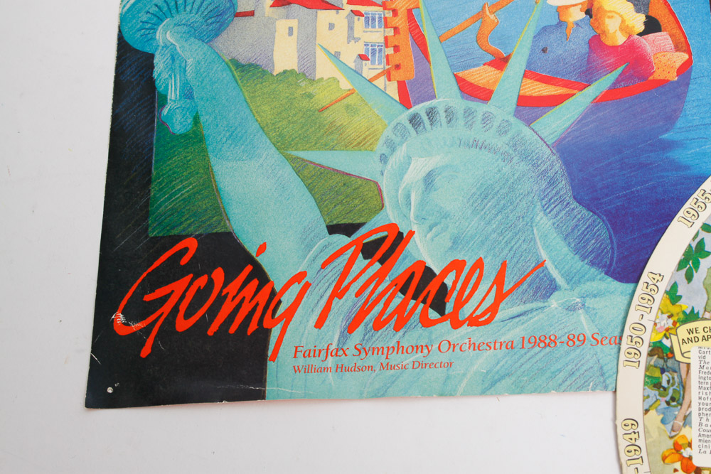 Beatles Poster and Pop Culture Ephemera