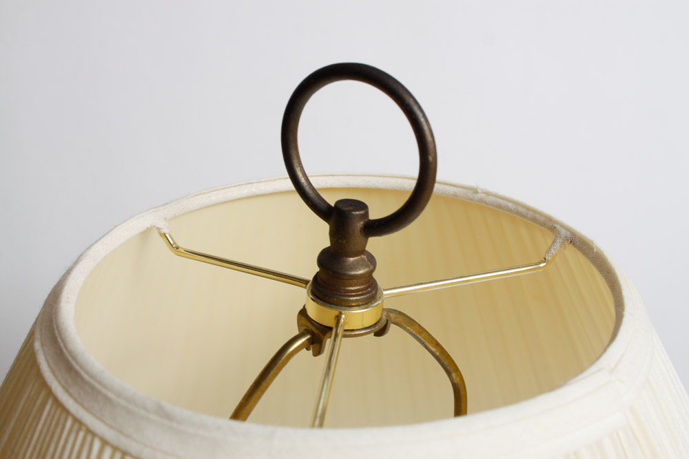 Two Bronze Table Lamps