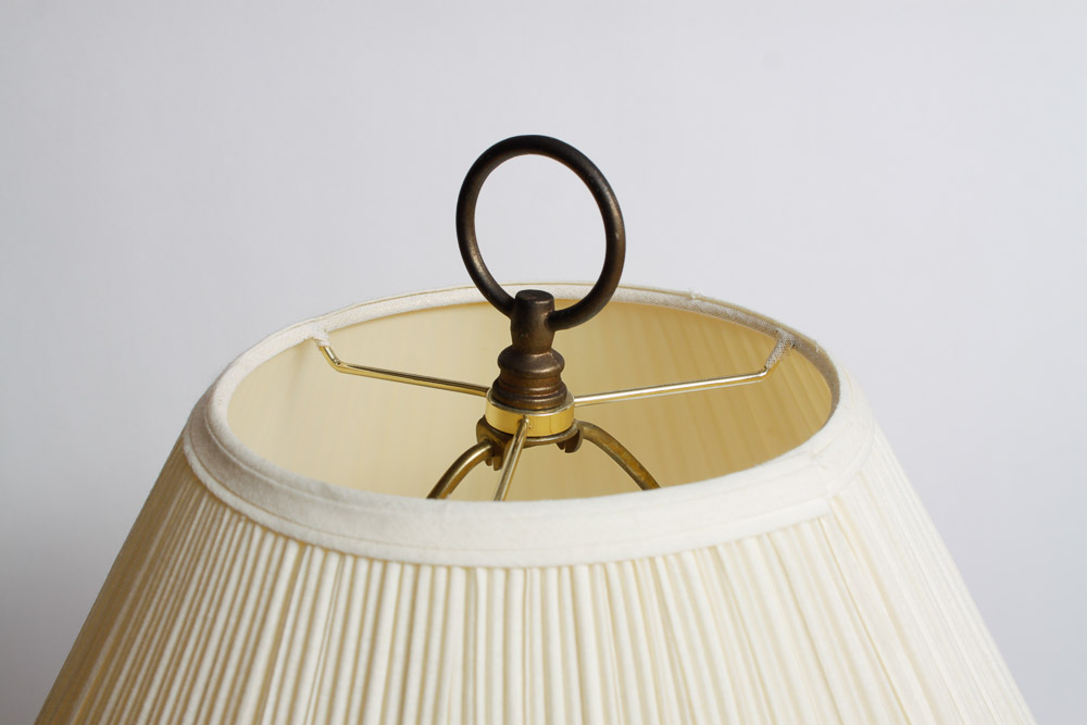 Two Bronze Table Lamps