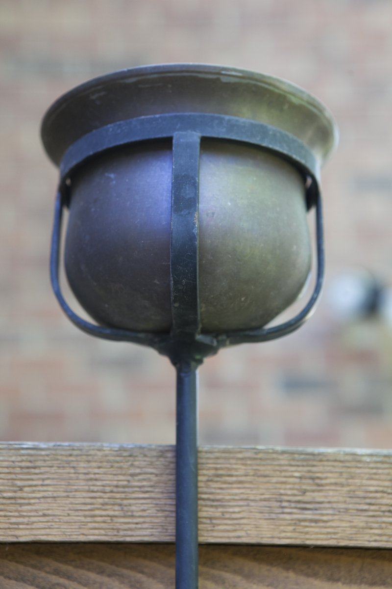 Set of Three Outdoor Oil Lamps