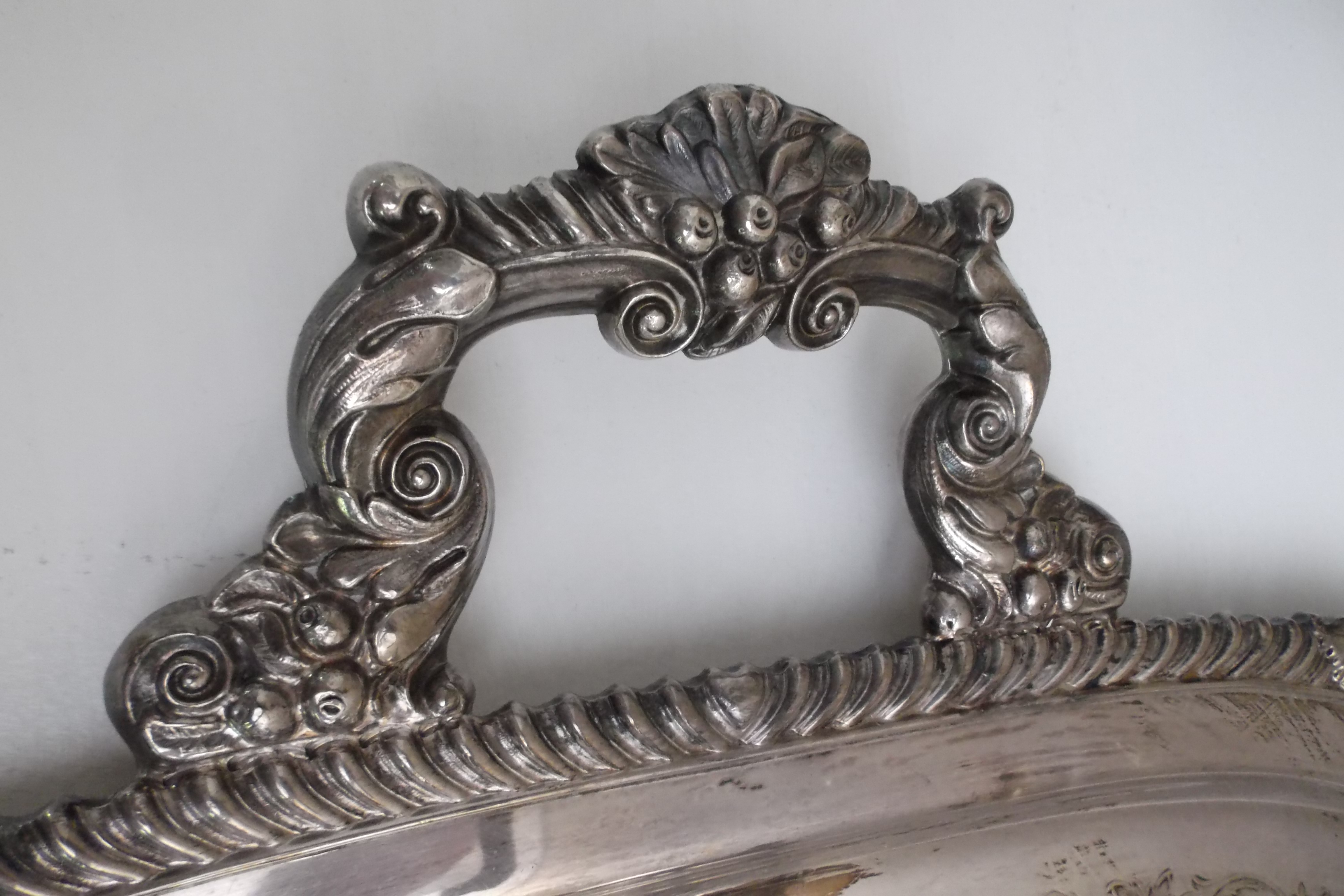 J.F. Curran & Company Silver Plate Tea Set