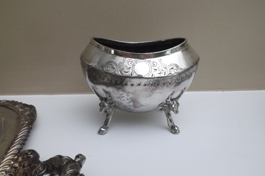 J.F. Curran & Company Silver Plate Tea Set