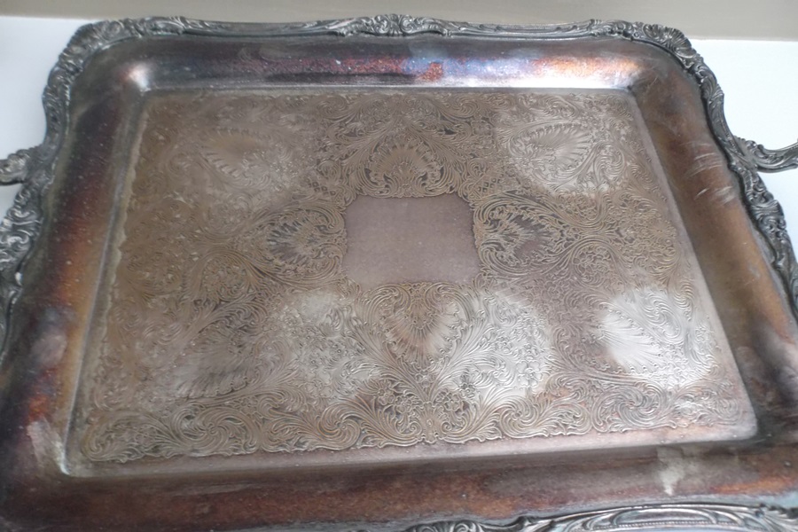 National Silver on Copper Tea Set