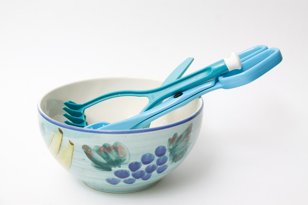 Turquoise Toned Servingware