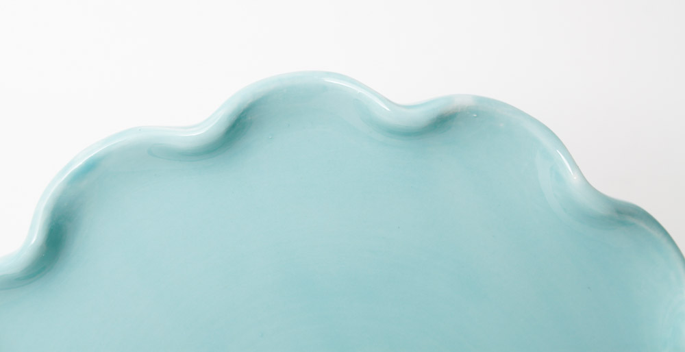 Turquoise Toned Servingware