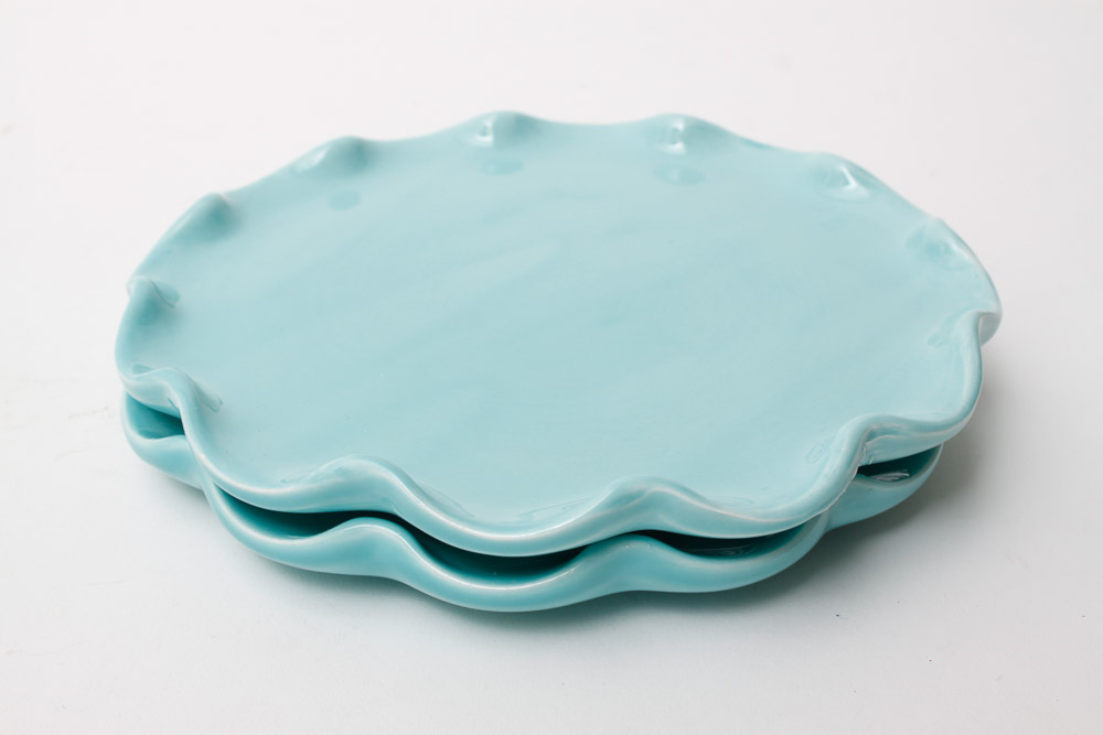 Turquoise Toned Servingware