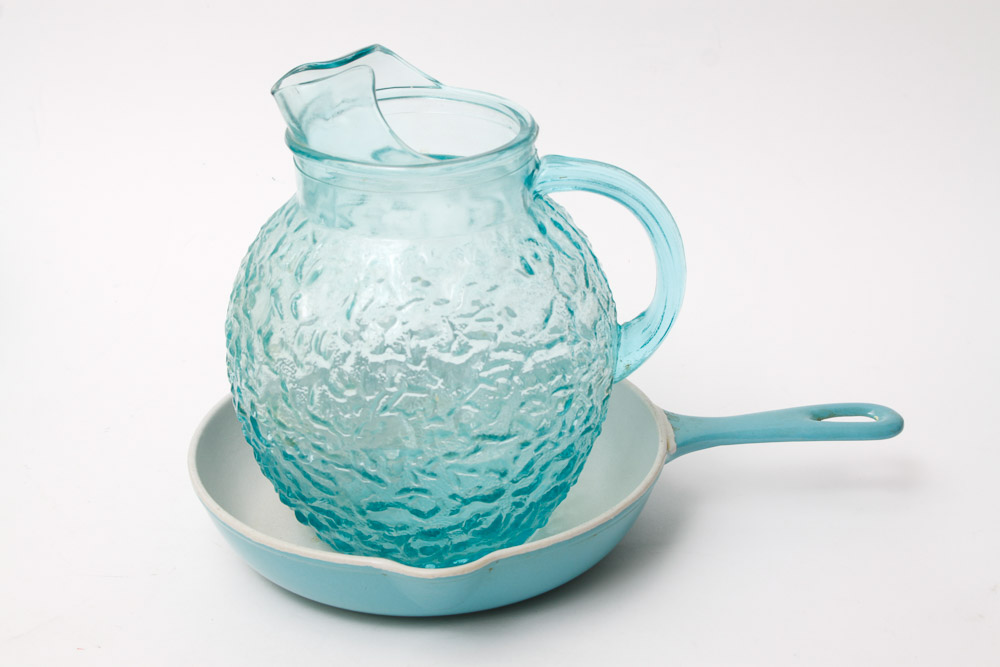 Turquoise Toned Servingware