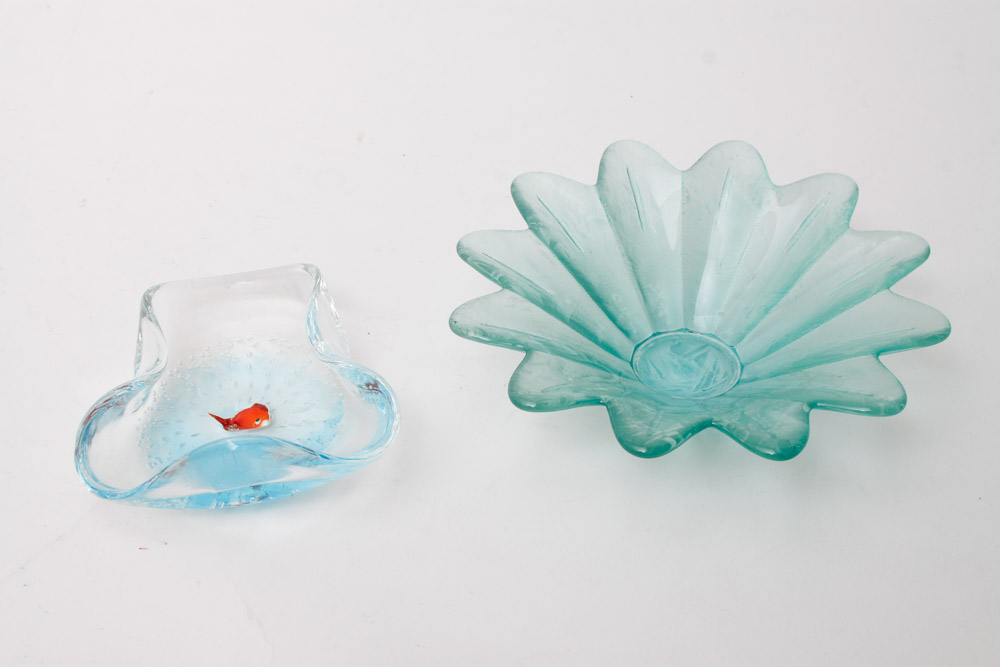 Turquoise Toned Servingware