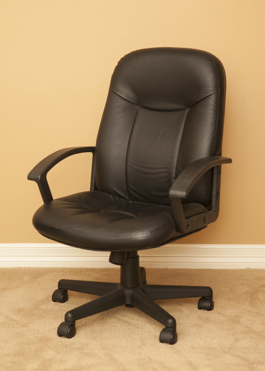 Black Leather Office Chair