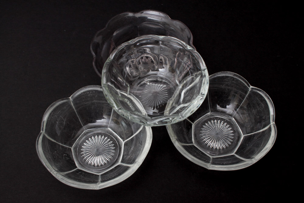 Unmarked Heisey and Heisey Style Glassware