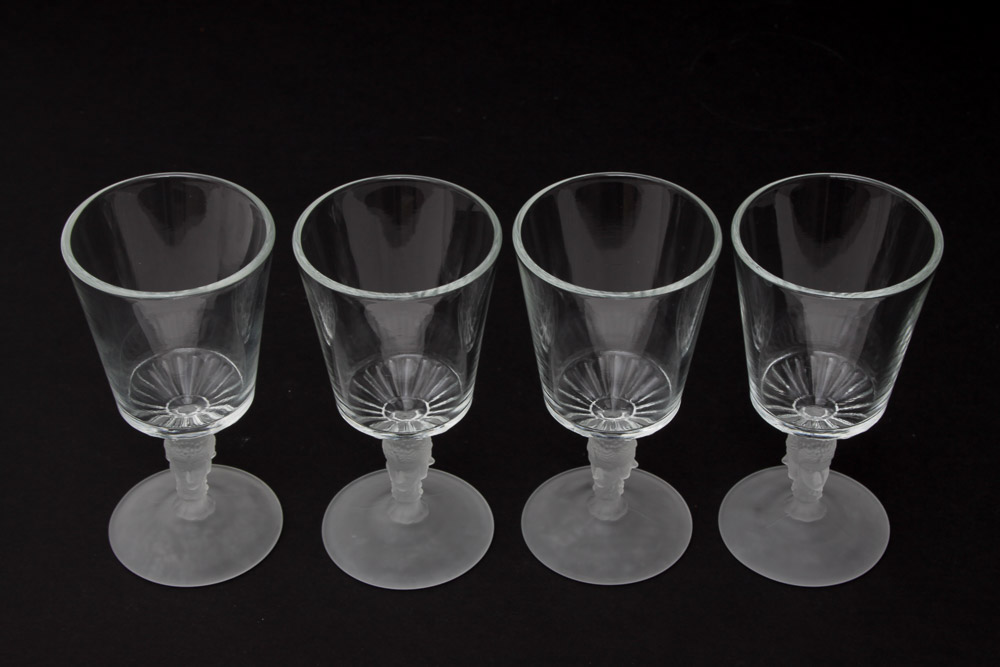Vintage "Three Faces" Glassware
