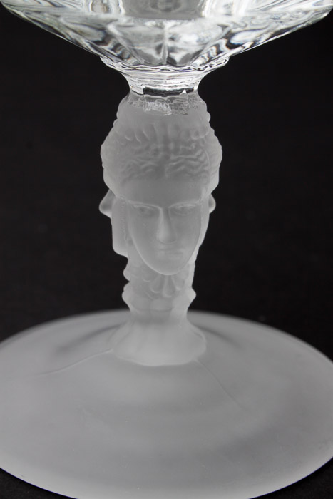 Vintage "Three Faces" Glassware