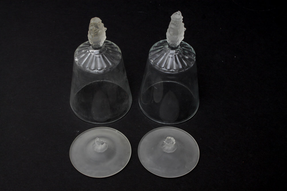 Vintage "Three Faces" Glassware