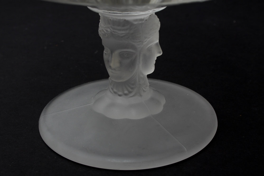 Vintage "Three Faces" Glassware