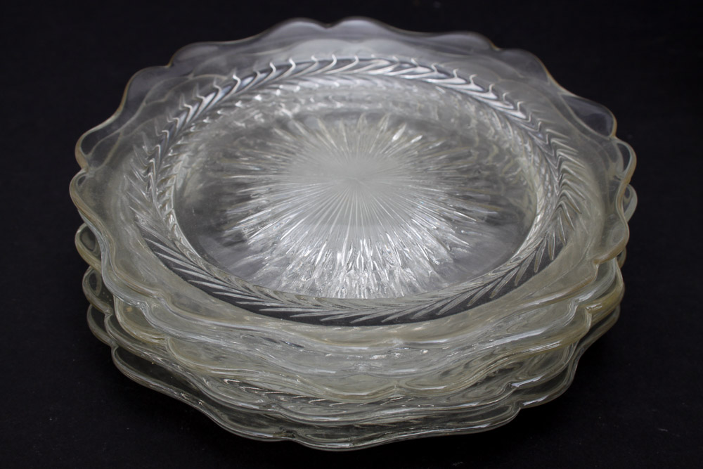 Assorted Pressed Glassware