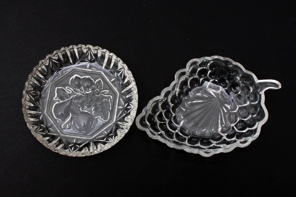 Assorted Pressed Glassware