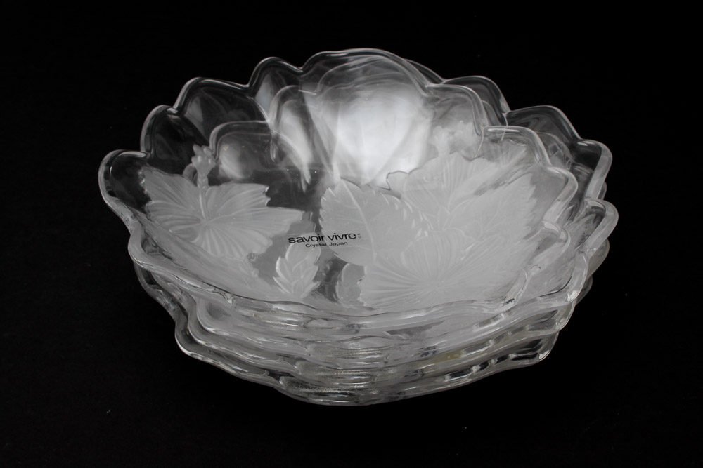 Assorted Pressed Glassware