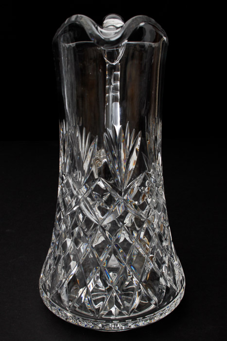 Cut Glass Punch Bowl and Pitcher