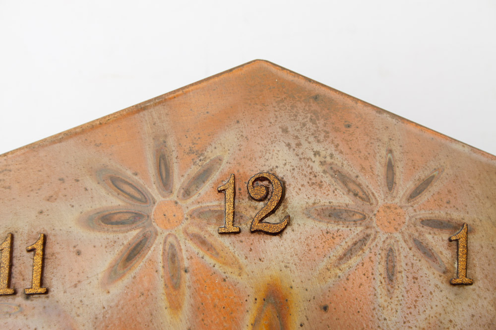 Copper Wall Clock