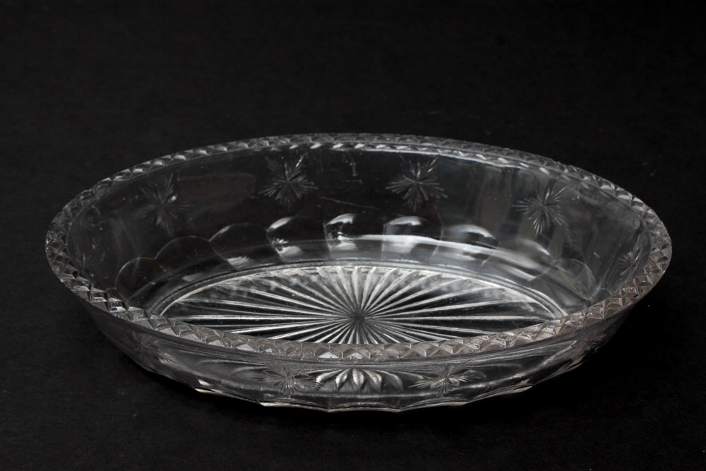 Floral Etched Glassware